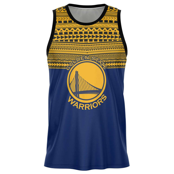 Golden State Warriors Basketball Polynesian Design Jerseys