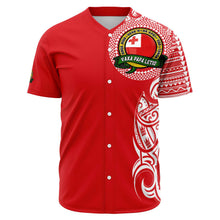 Vaka Papa Shirt - Red-Baseball Jersey - AOP-Atikapu