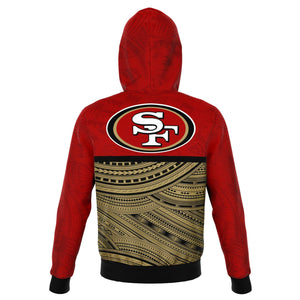 San Francisco 49ers Hoodies-Fashion Hoodie - AOP-Atikapu