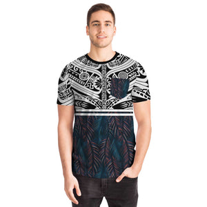 Polynesian Leaves Pocket T-shirts 3-Pocket T-shirt-Atikapu
