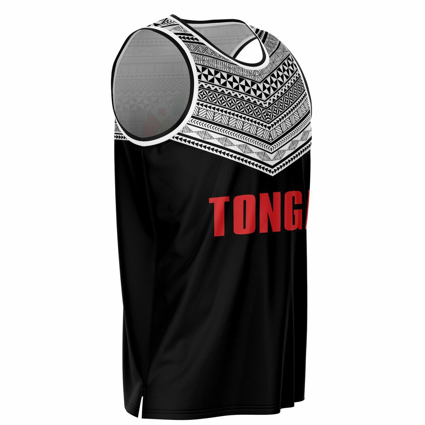 red and black basketball jersey