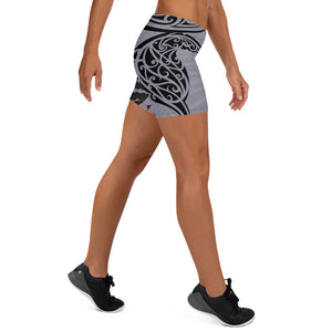 Polynesian Tattoo Design for Women's Gym Regular Shorts-Atikapu