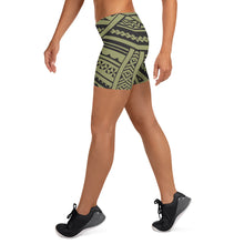 Polynesian Tribal Women's Regular Gym Shorts-Atikapu