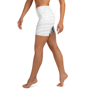 Samoan Tribal Women's Yoga Shorts-Atikapu